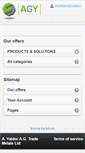 Mobile Screenshot of agytrade.com